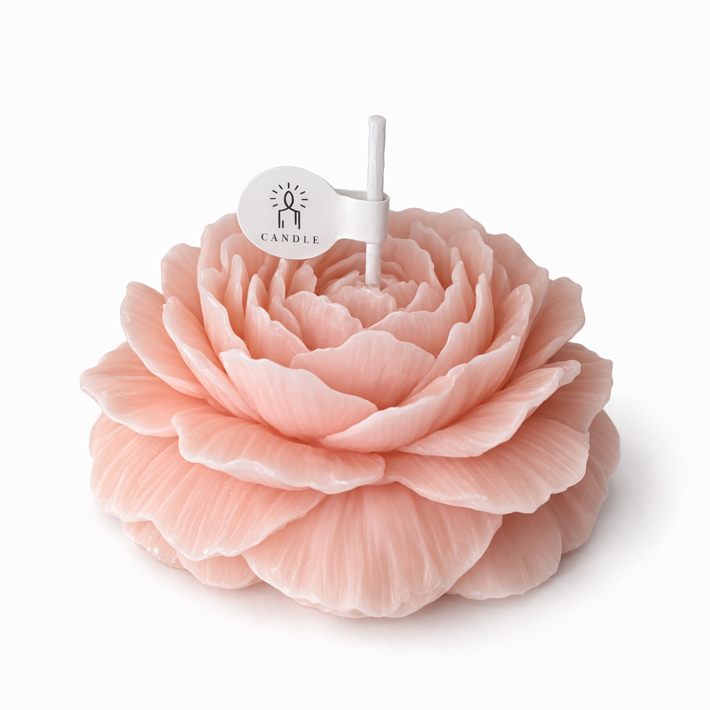 Bougie Pivoine Parfumée- collection Florale