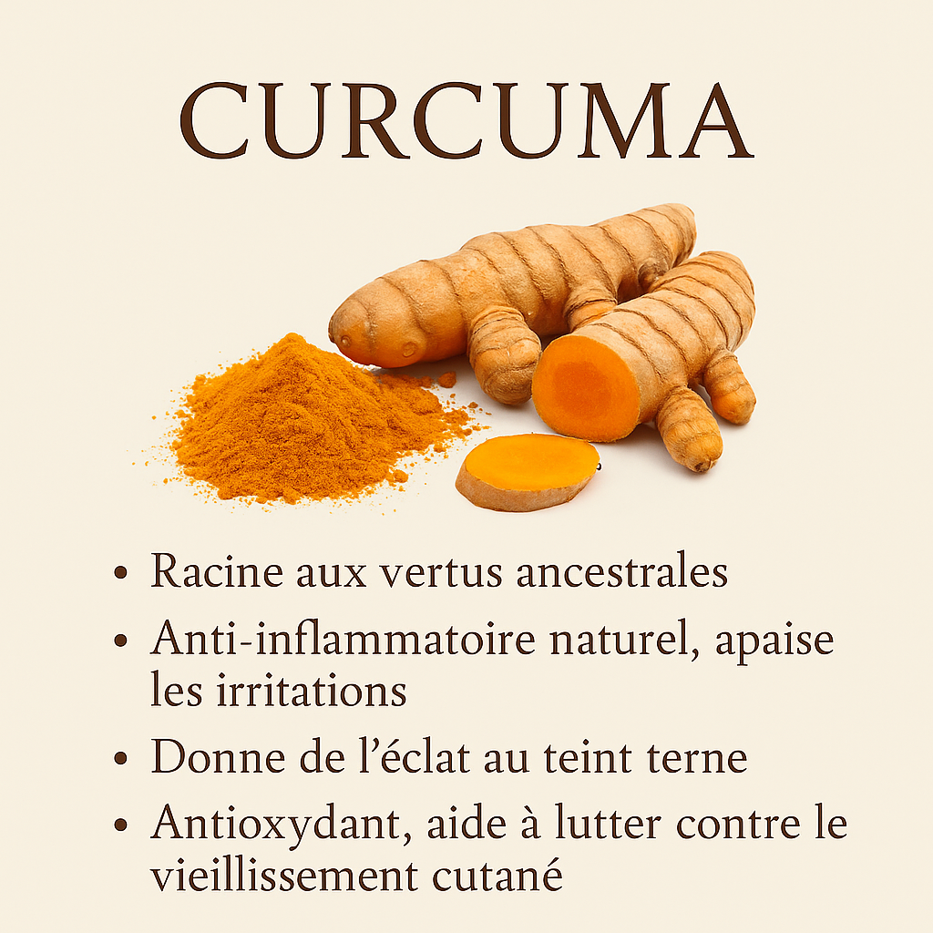 Savon Kojic & Curcuma – Nettoyant Solide Visage & Corps (100 g)