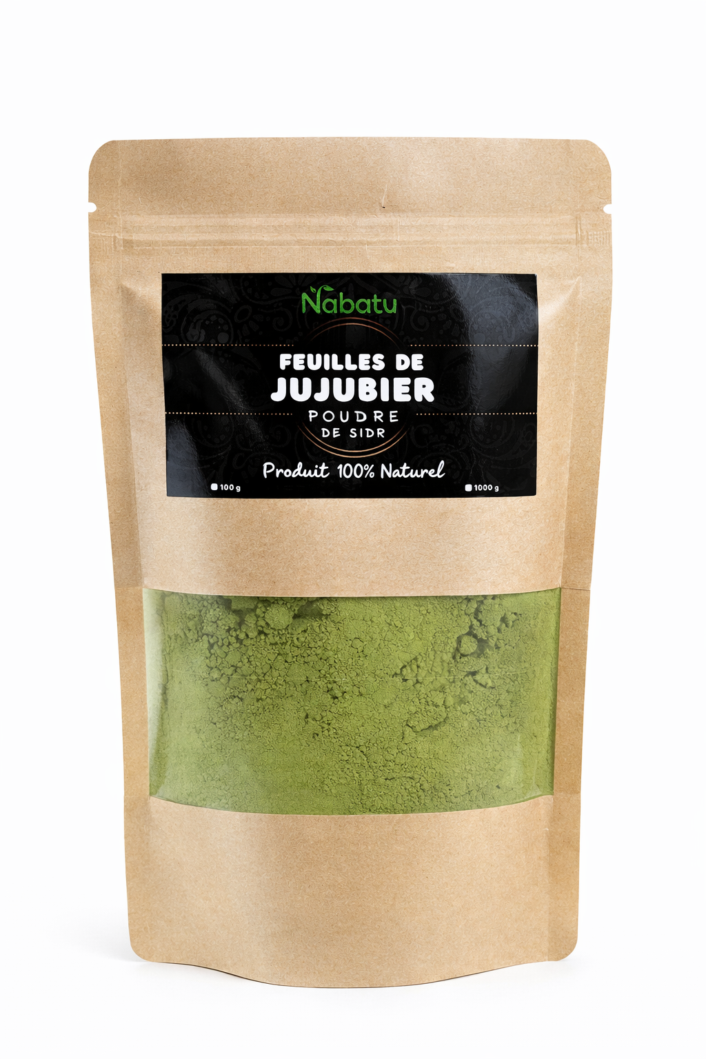 Poudre de Jujubier (Sidr) 100% naturelle