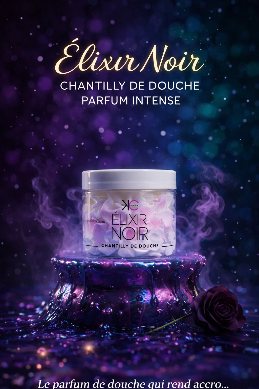Chantilly de douche Élixir Noir