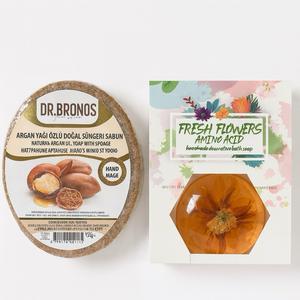 Pack Savons éponge& fleur de Crystal