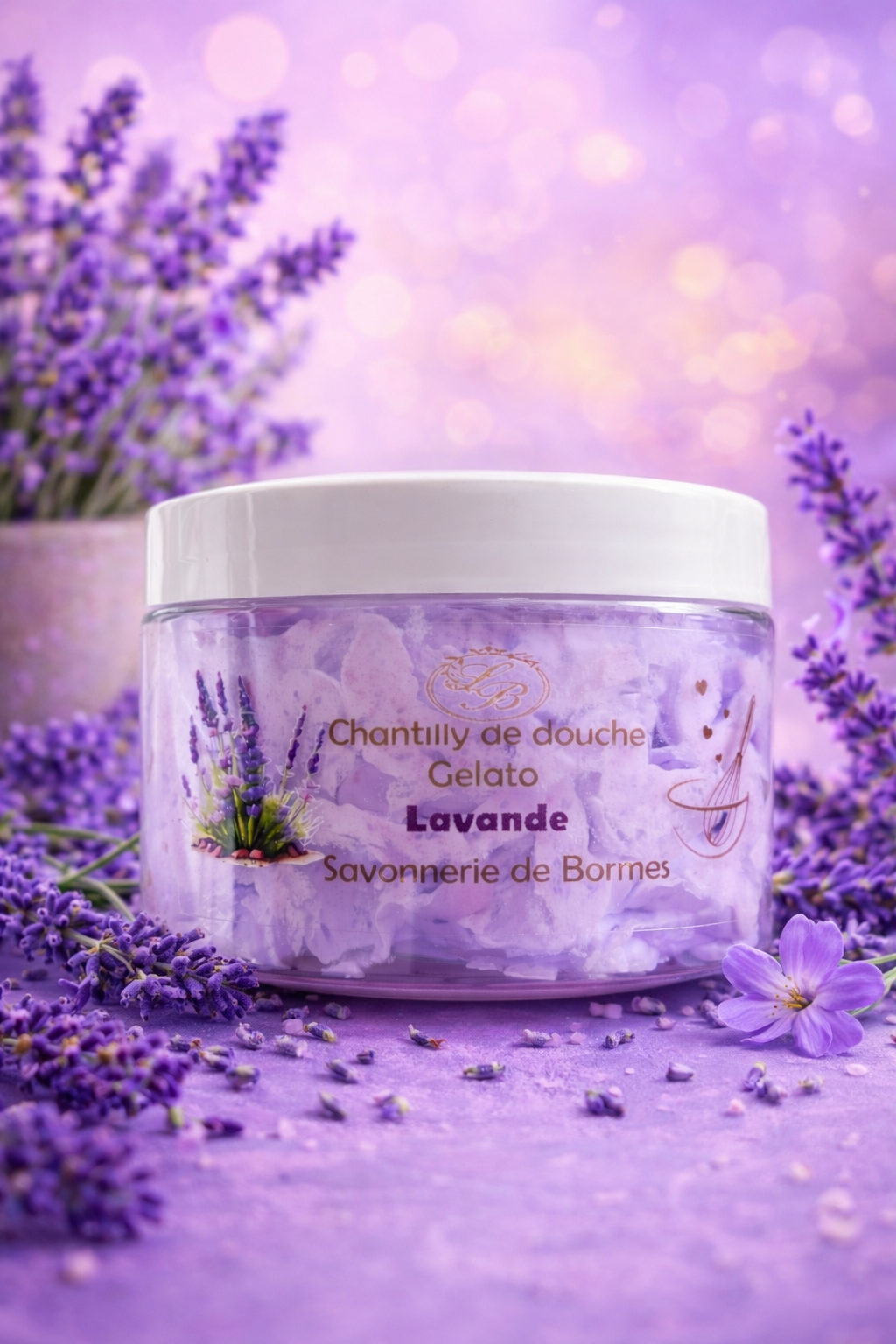 Chantilly de douche