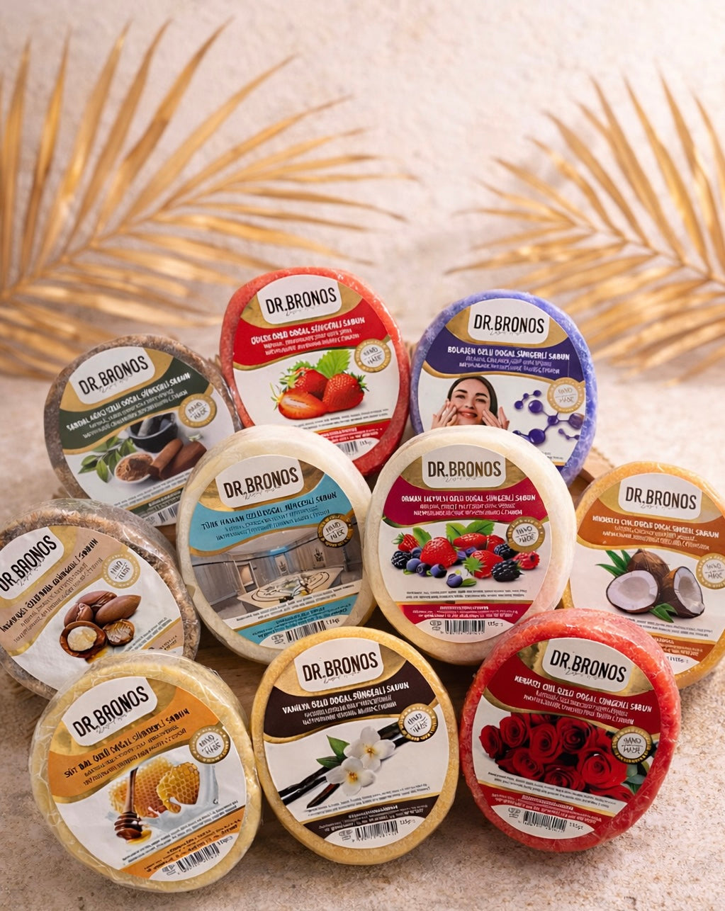 Pack de 2 Savons éponge Turc de Bain