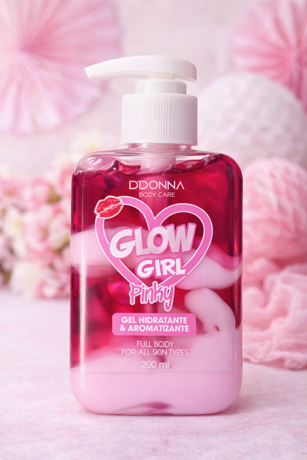 Gel hydratant parfumé Yara Girly Pinky 200ml