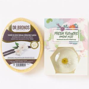 Pack Savons éponge& fleur de Crystal