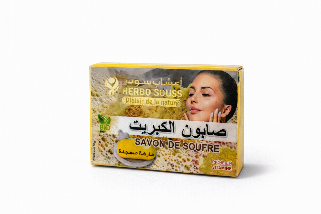 Savon au Souffre pour Peaux Sensibles et Acnéiques Visage et Corps 110g