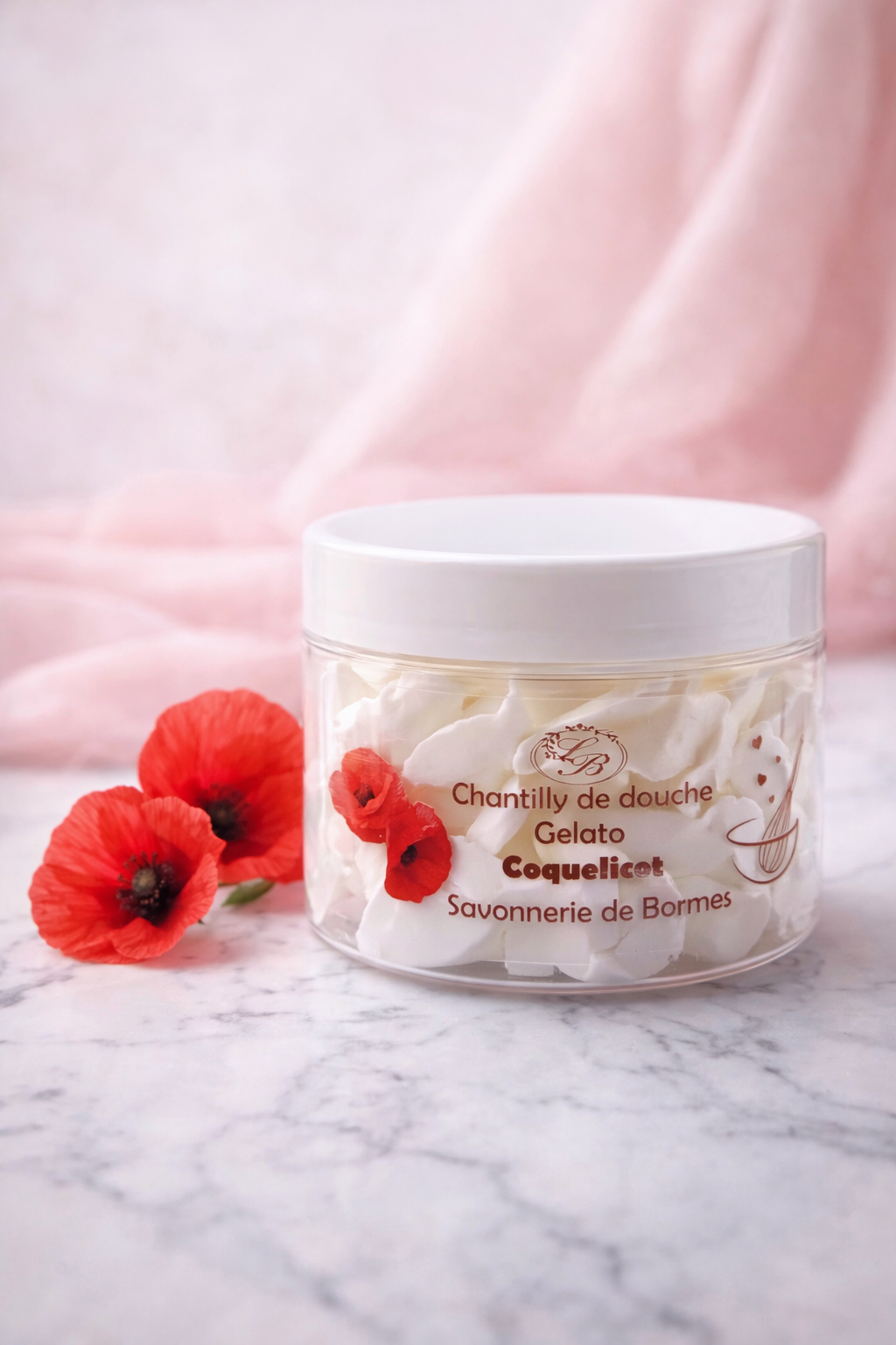 Chantilly de douche