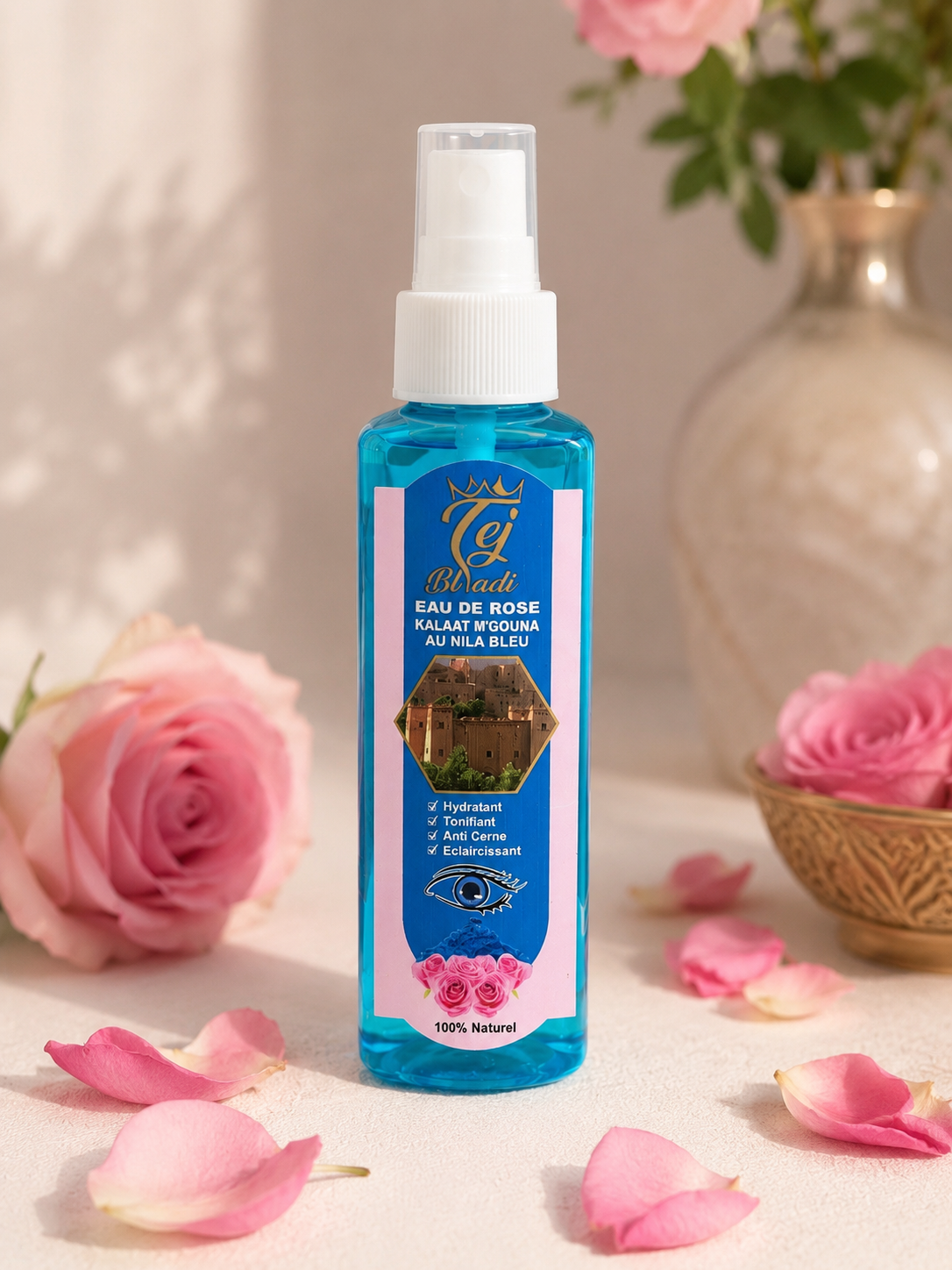 Eau de Rose de Kalaat M’Gouna au Nila Bleu – 100 ml