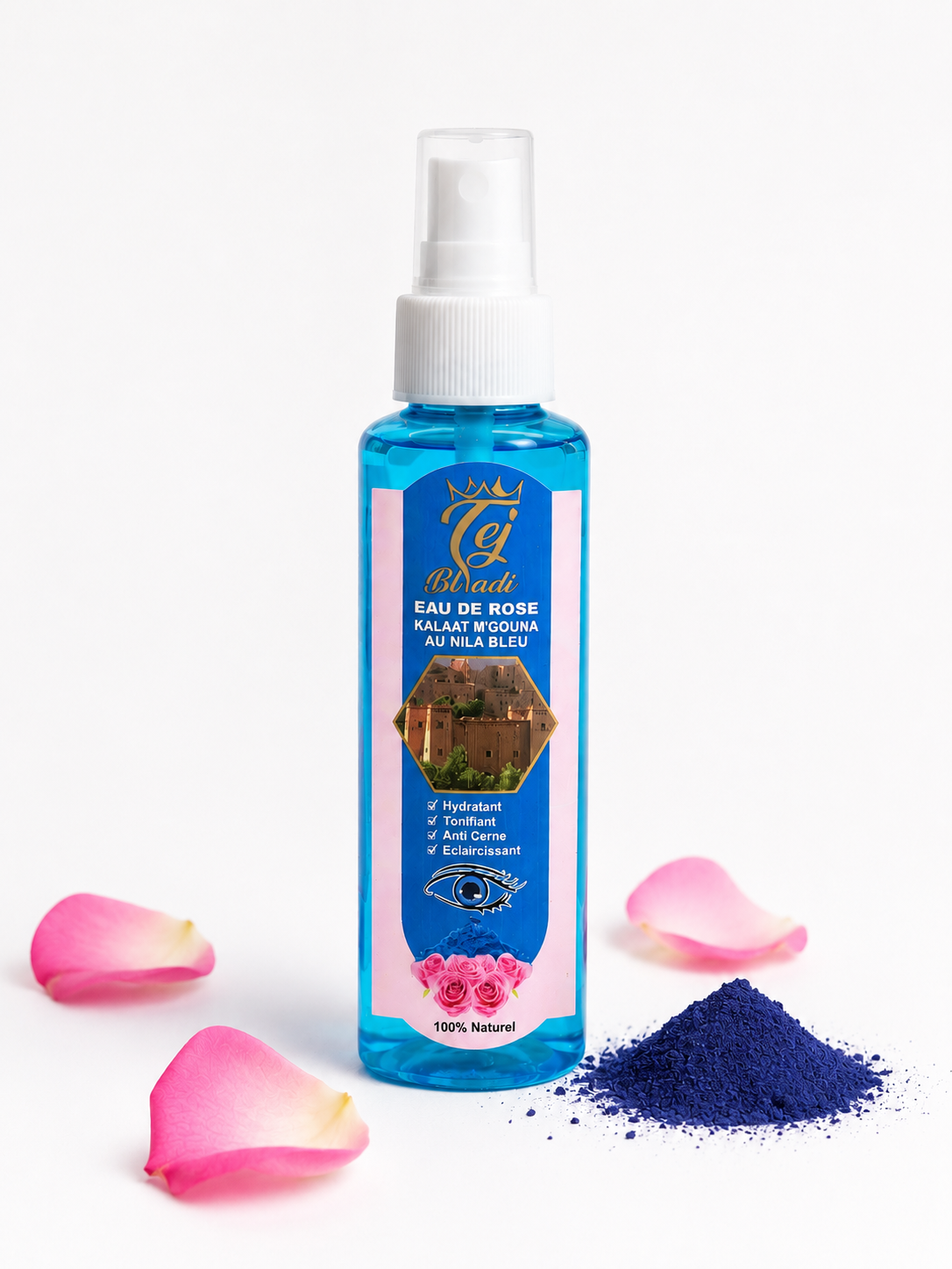 Eau de Rose de Kalaat M’Gouna au Nila Bleu – 100 ml